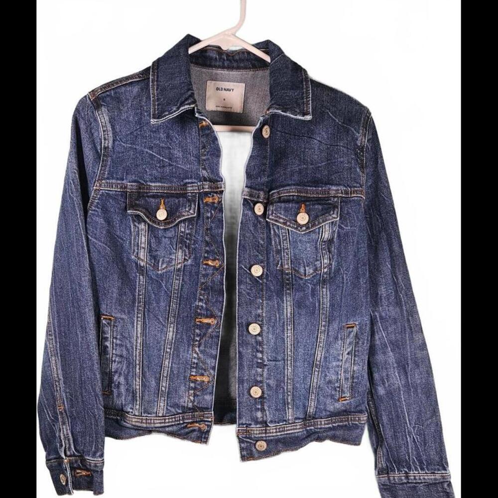 Old‎ Navy Women's Denim Jacket - Size S - Classic Blue Jean Style
